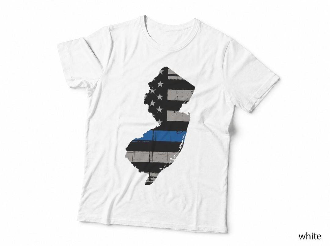 Support Law Enforcement New Jersey NJ State Police T-Shirt