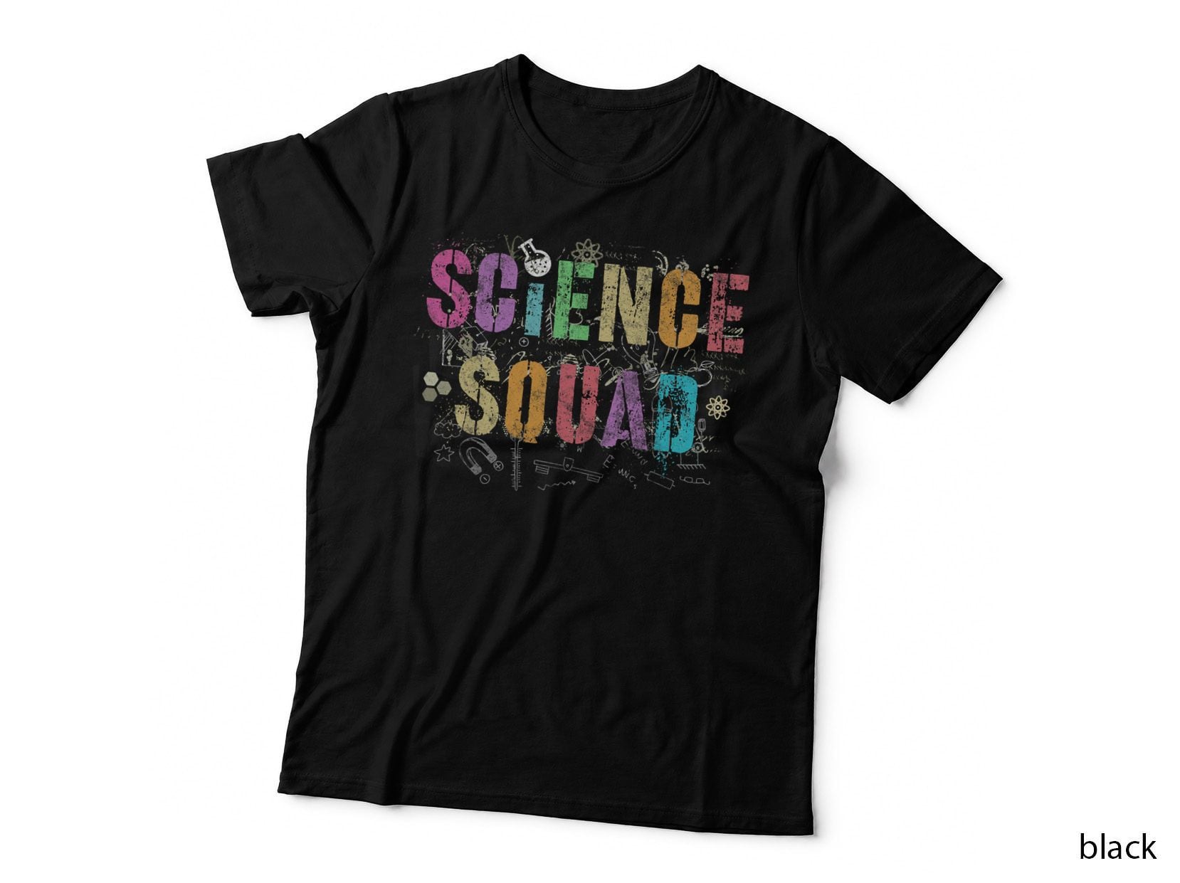 Vintage Science SQUAD Technology Teacher Team Student STEAM T-Shirt