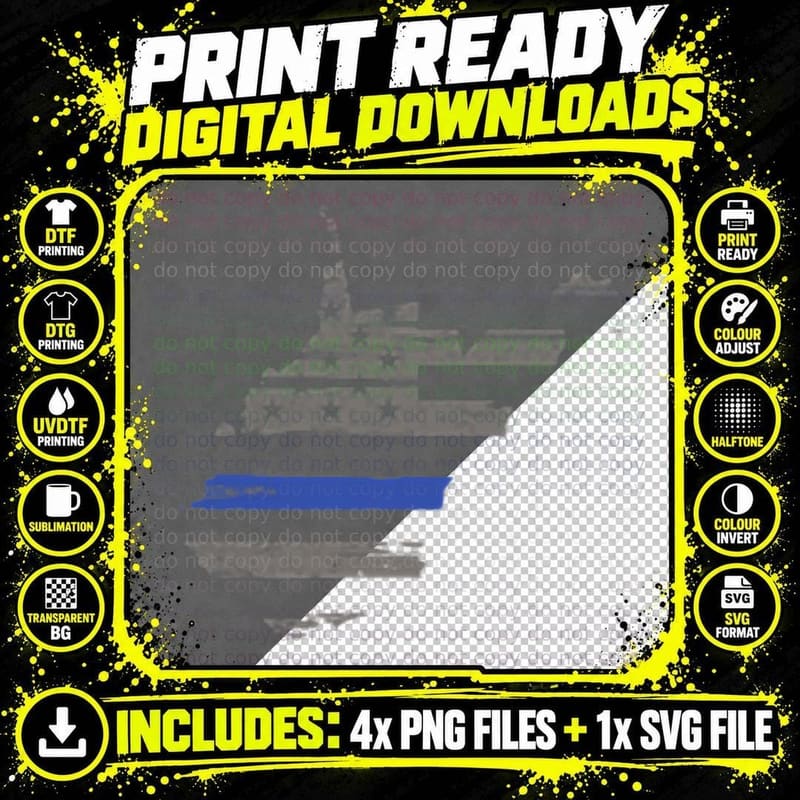 West Virginia Police, Law Enforcement Thin Blue Line Png SVG Digital Bundle