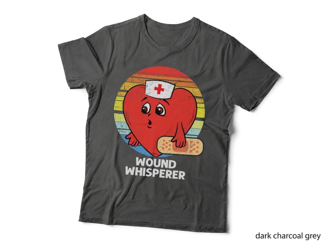Wound Whisperer Valentines Day Nurse RN LPN Nursing Students T-Shirt