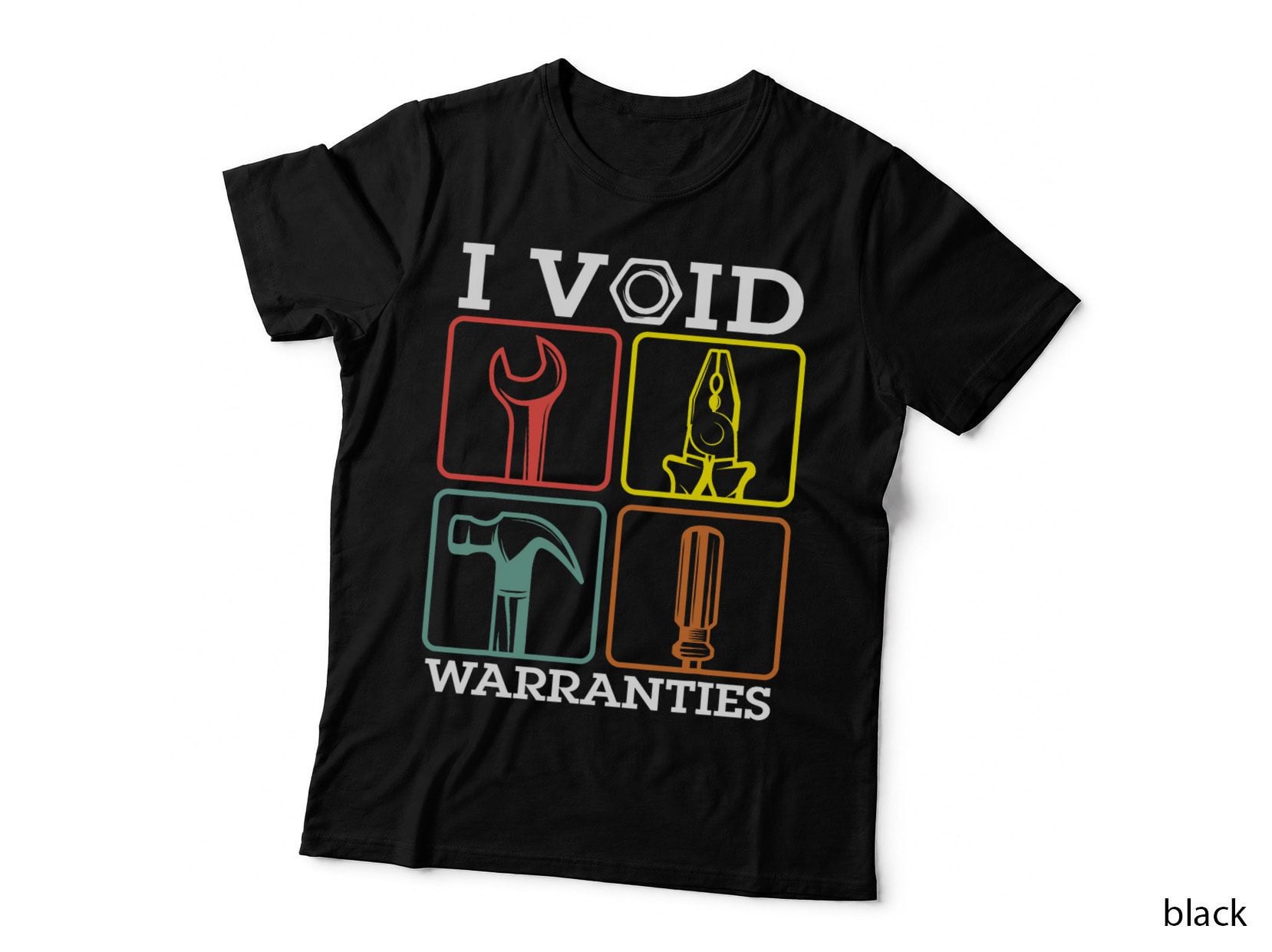 Auto Repairman, Carpenter, Electrician I Void Warranties Funny T-Shirt