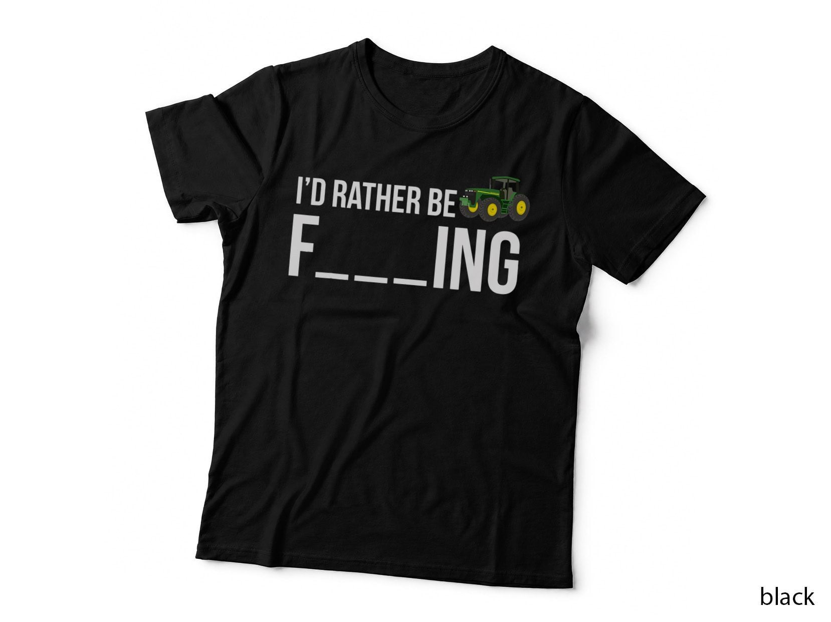 I'd Rather Be Farming T-Shirt Funny Farmer Gift Shirt