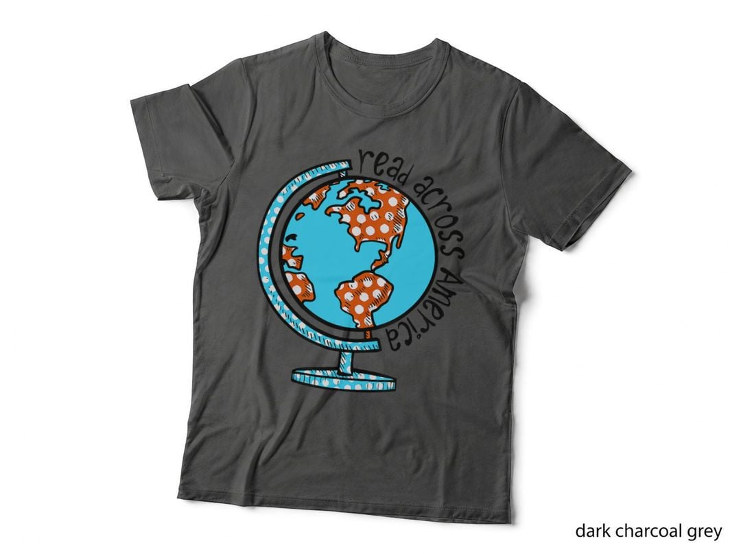 Reads Across That America Reading Lover Teacher Reader T-Shirt