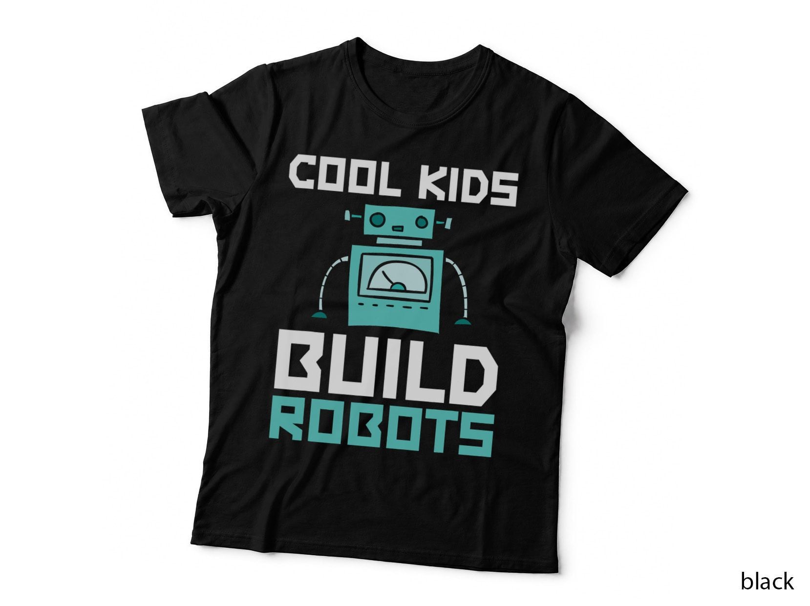 Cool Kids Build Robots Robotic Engineer T-Shirt