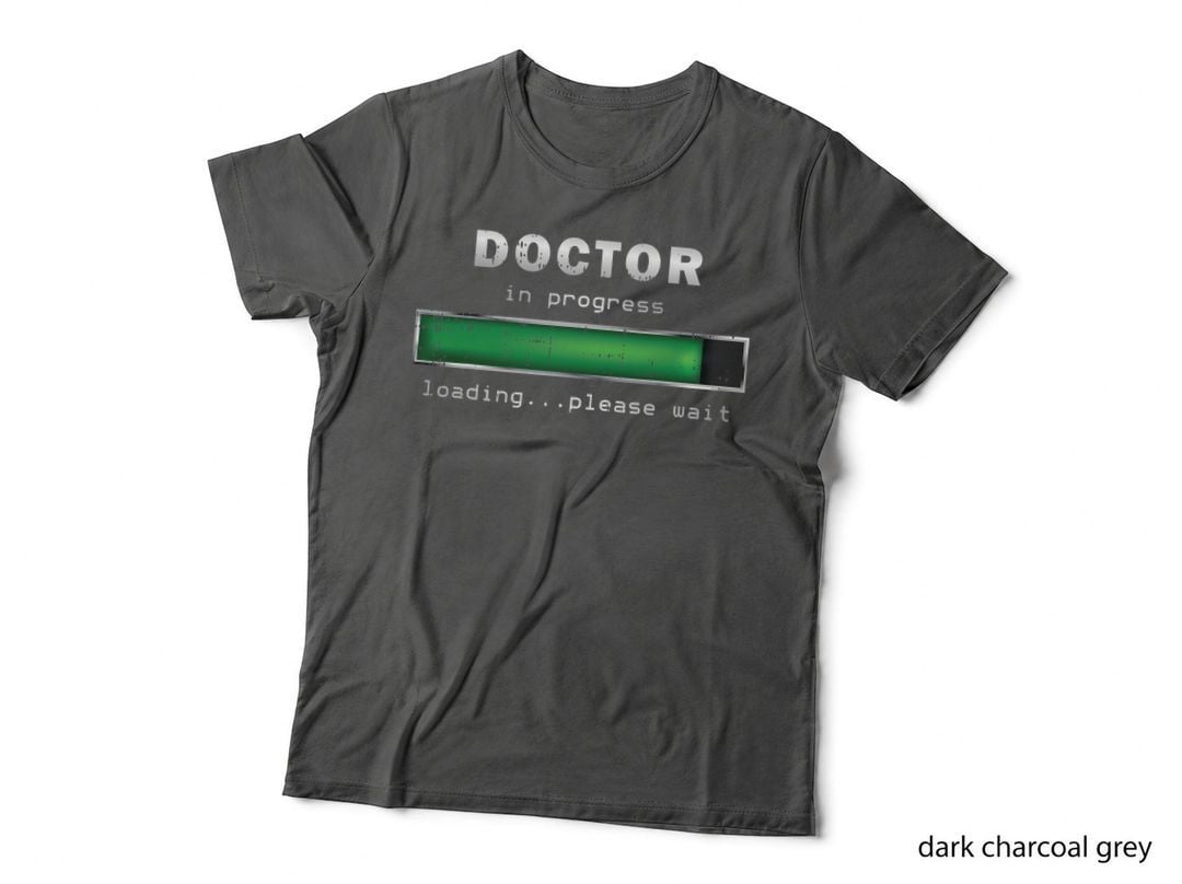 Doctor in Progress Loading Please Wait Medical Doctor T-Shirt