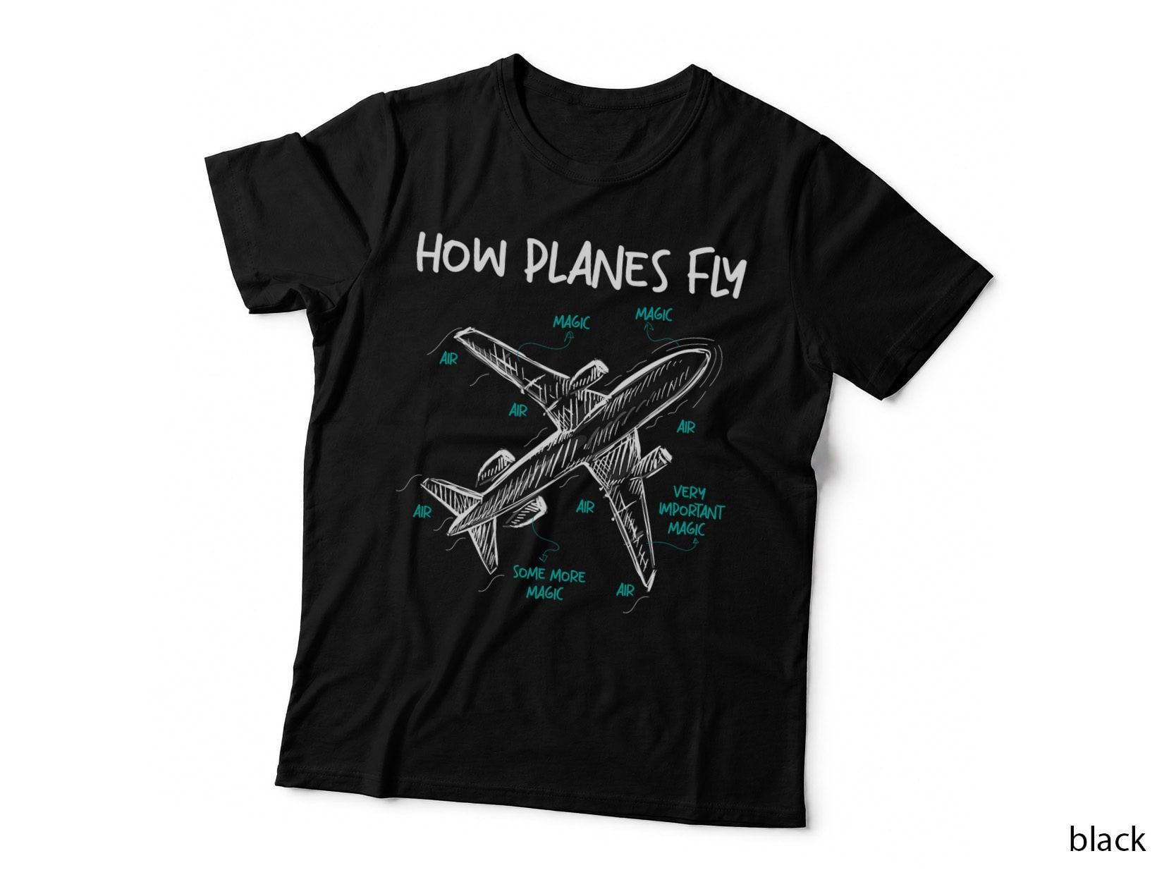 How Planes Fly - Aerospace Engineer Aeronautical Engineering T-Shirt
