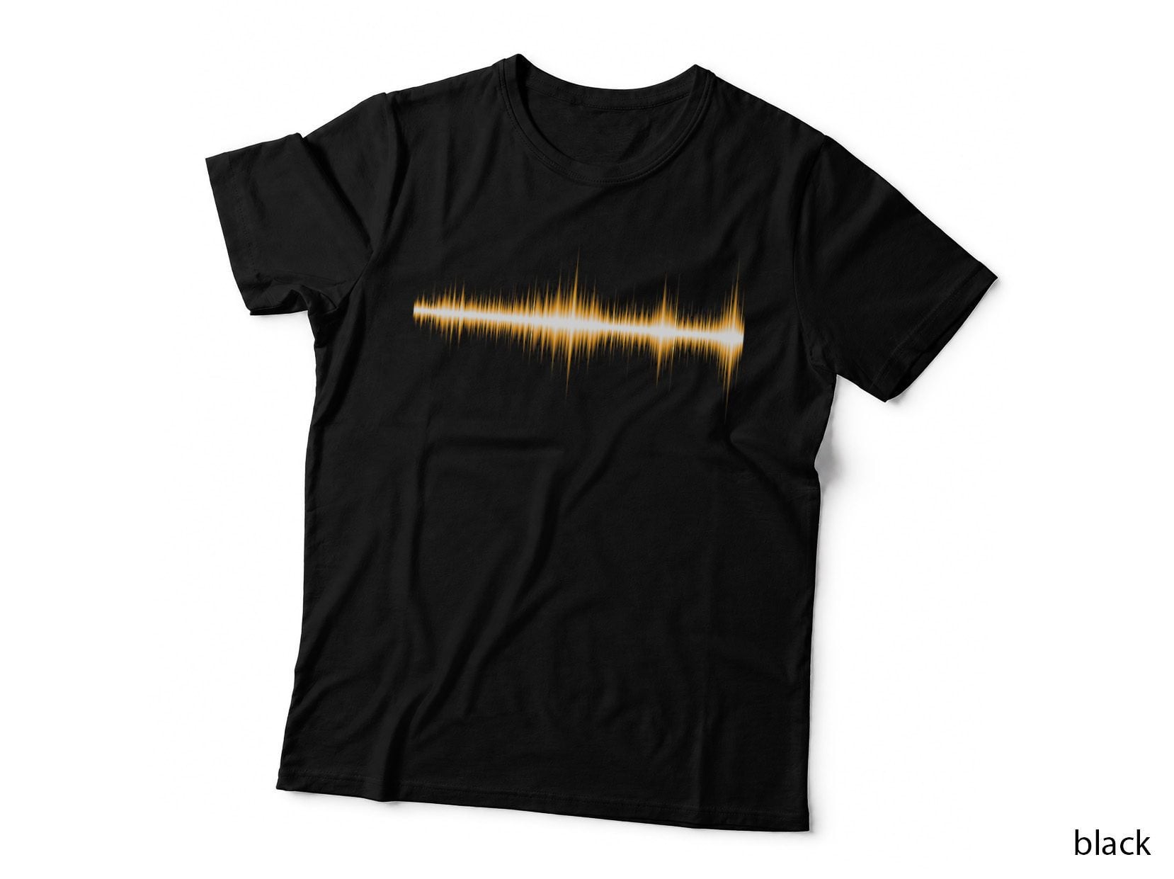 Orange Audio Waveform T - Audio Engineer T-Shirt