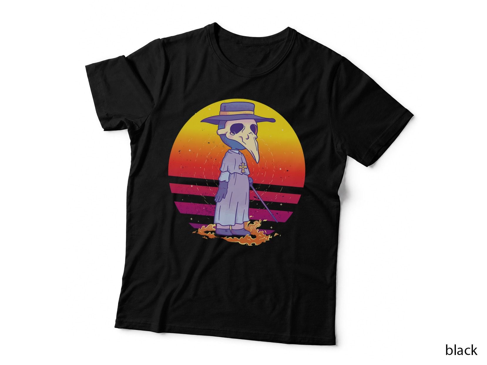 Plague Doctor Comicstyle T-Shirt