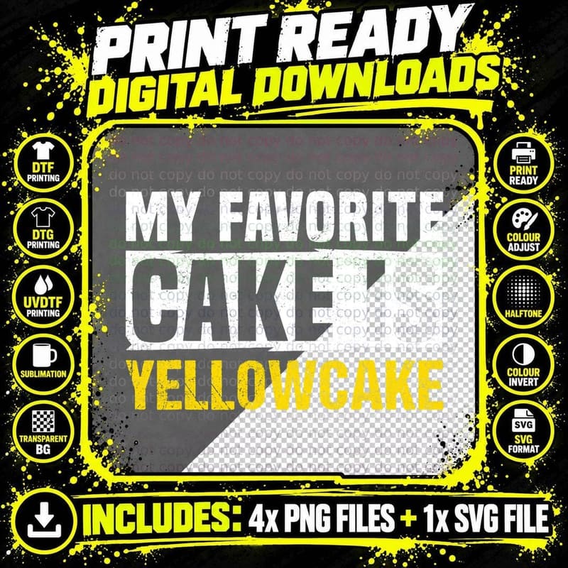 Radioactive Nuclear Power Radiation & Nuclear Engineer Png SVG Digital Bundle
