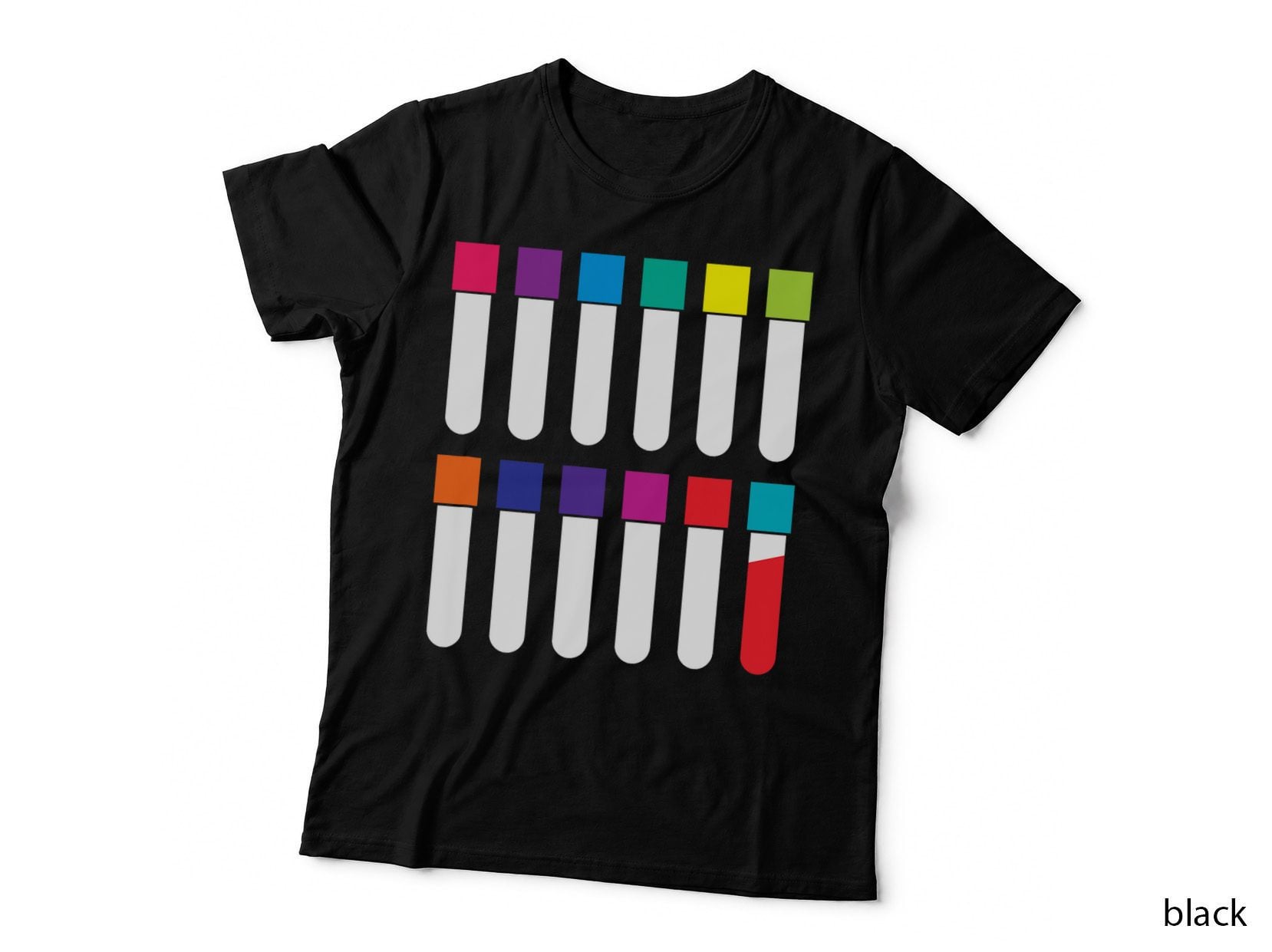 Test Tube Laboratory Phlebotomist Phlebotomy Doctor Gift T-Shirt