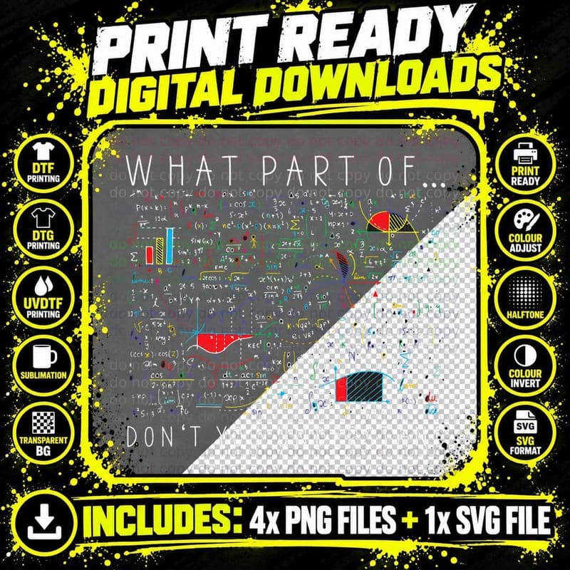 What Part of Don't You Understand Engineer T-Shirt Png SVG Digital Bundle