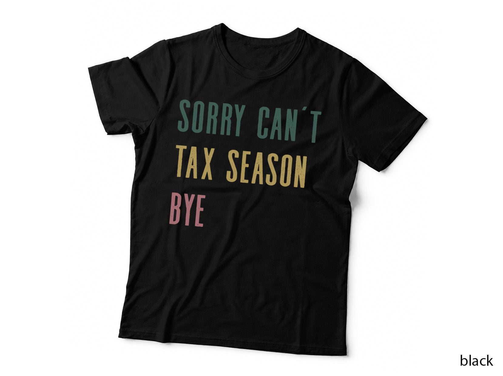Accounting Professional Saying Sorry Can't. Tax Season T-Shirt