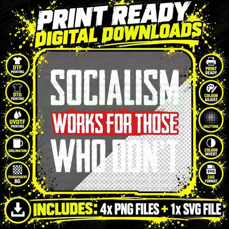 Anti Communism Entrepreneur Capitalist Gift Anti Png SVG Digital Bundle