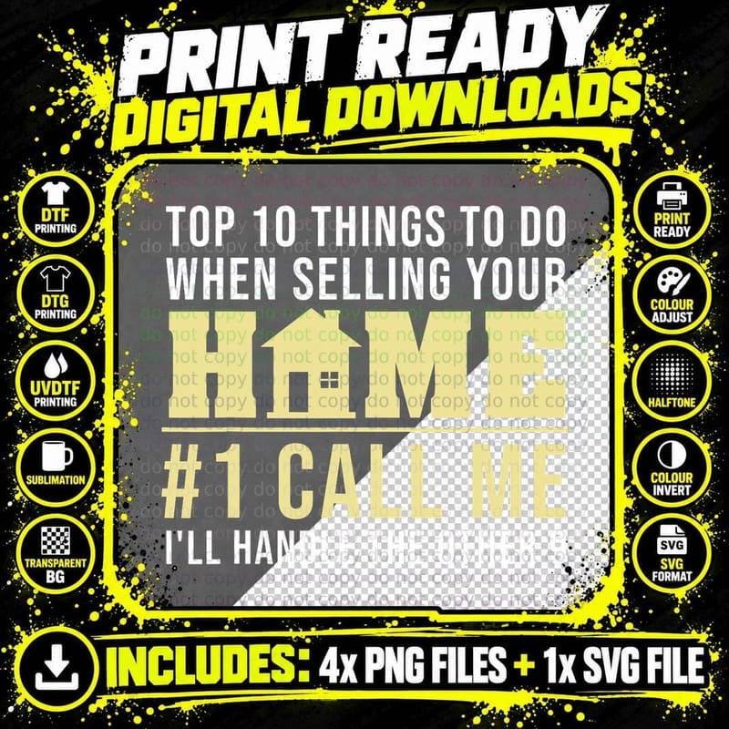 Cool Real Estate Agent Art Men Women Home Realtor Broker Png SVG Digital Bundle