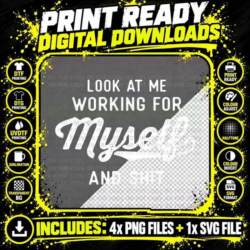 New Entrepreneur Gifts Men Women - First Time Business Png SVG Digital Bundle