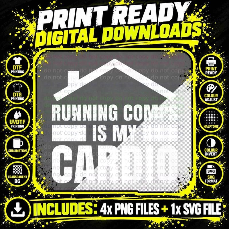 Running Comps Is My Cardio Realtor Real Estate Png SVG Digital Bundle