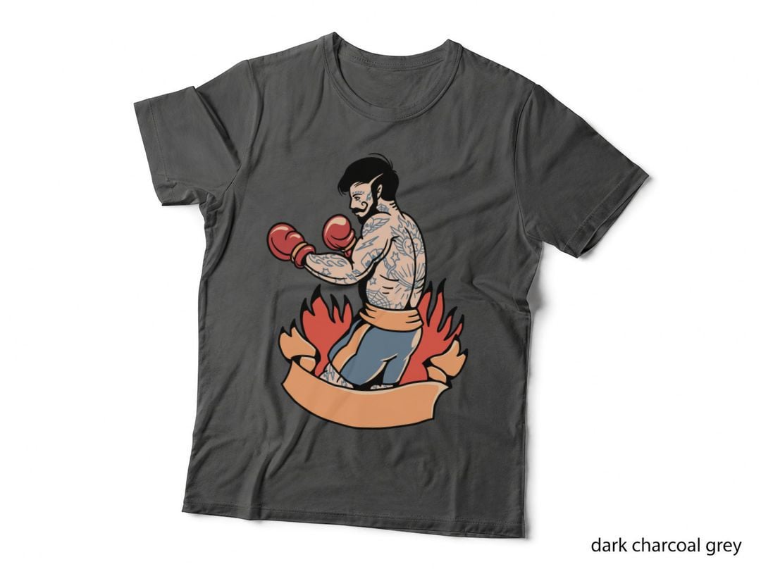 Boxer Fire Fighting Sports T-Shirt