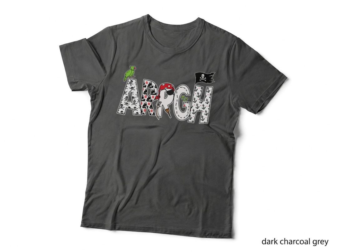 Fun ARRGH Pirate Style Pirate Costume ARGH Pirate T-Shirt