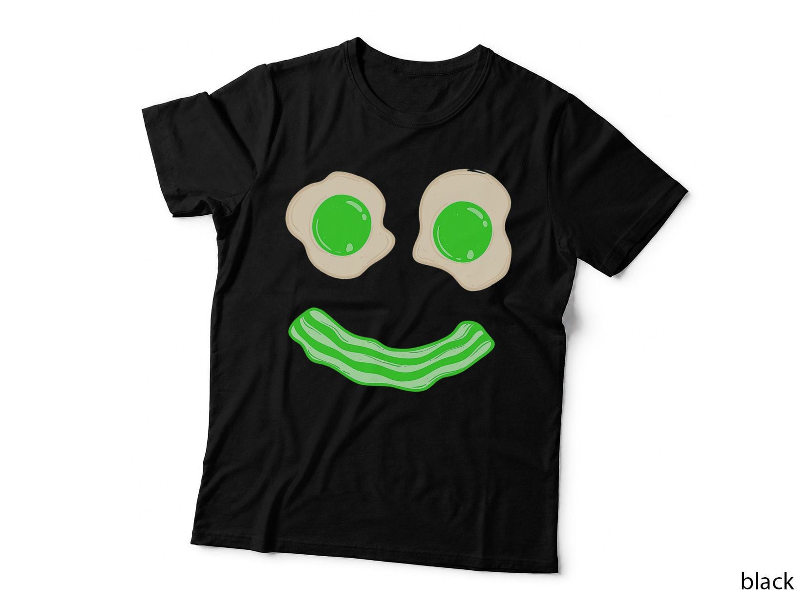 Green Eggs Ham Smile Face Brunch Breakfast Costume T-Shirt