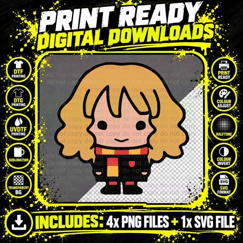Harry Porter Random Vector Actor 23 T-Shirt Png SVG Digital Bundle