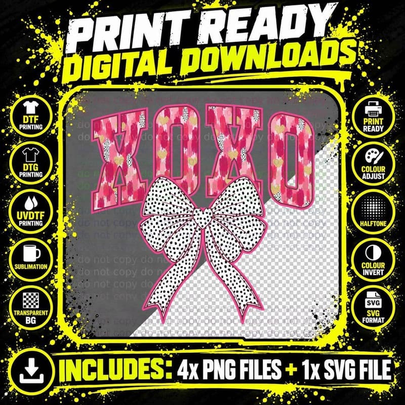 Living with Bow Pink Striped with Polka Dots T-Shirt Png SVG Digital Bundle