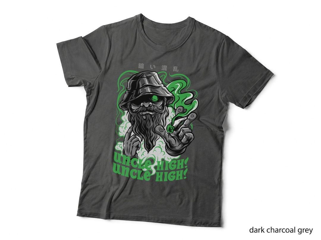 Magic Night Wizard Mage Bearded Green T-Shirt