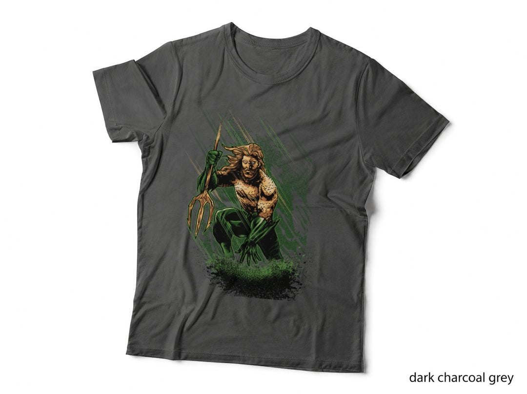 Ocean Warrior Aquaman Trident Mythology T-Shirt