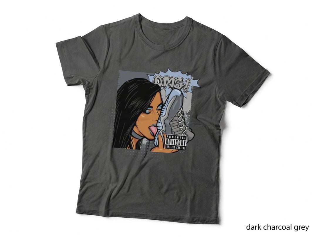 Omg Parental Advisory Explicit Content Woman Mouth Monster Tongue T-Shirt