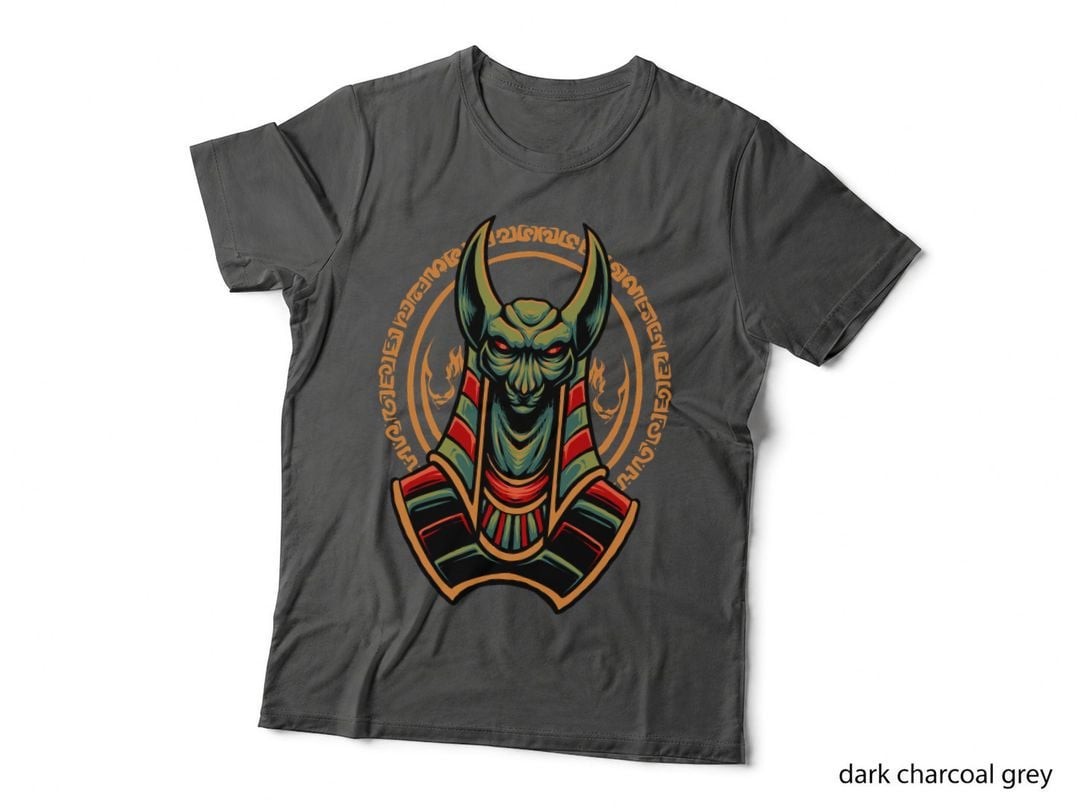 Oni Demon Dominating Victory Destroyer Green Head with Horns and Armor T-Shirt