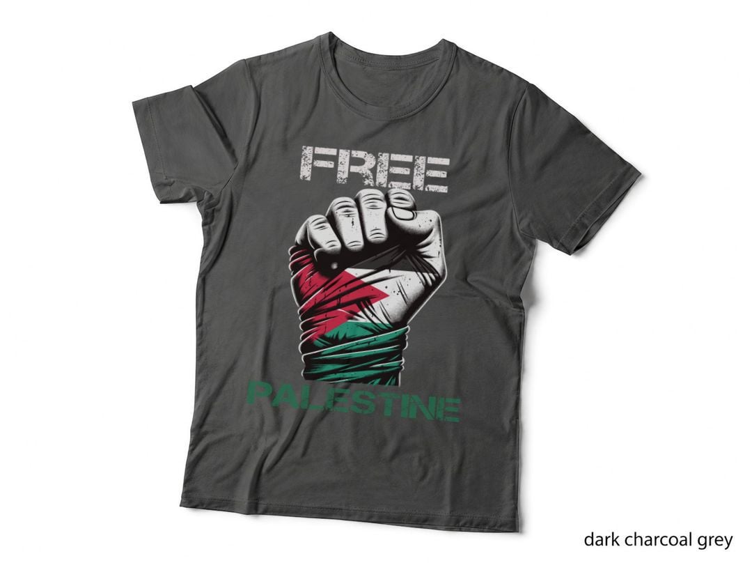Palestine Free Palestine in Arabic Free Gaza Palestine Flag T-Shirt