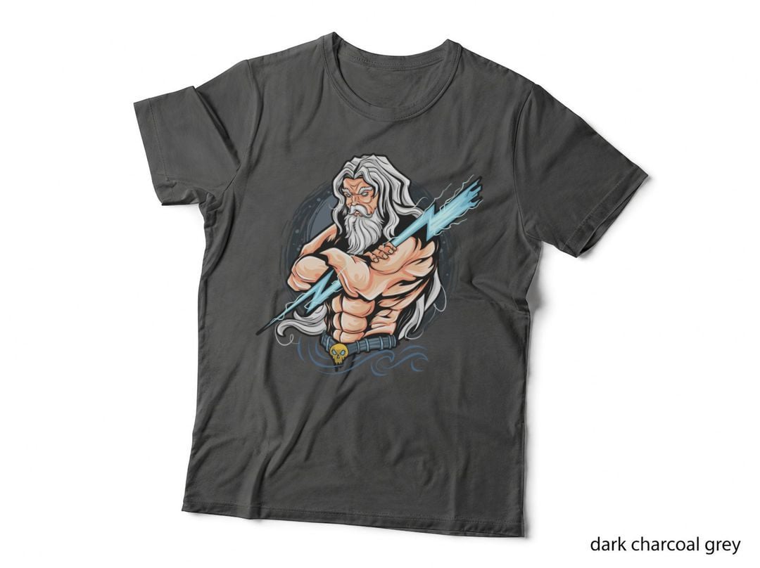 Poseidon Neptune Trident Mythology Classical Figure T-Shirt