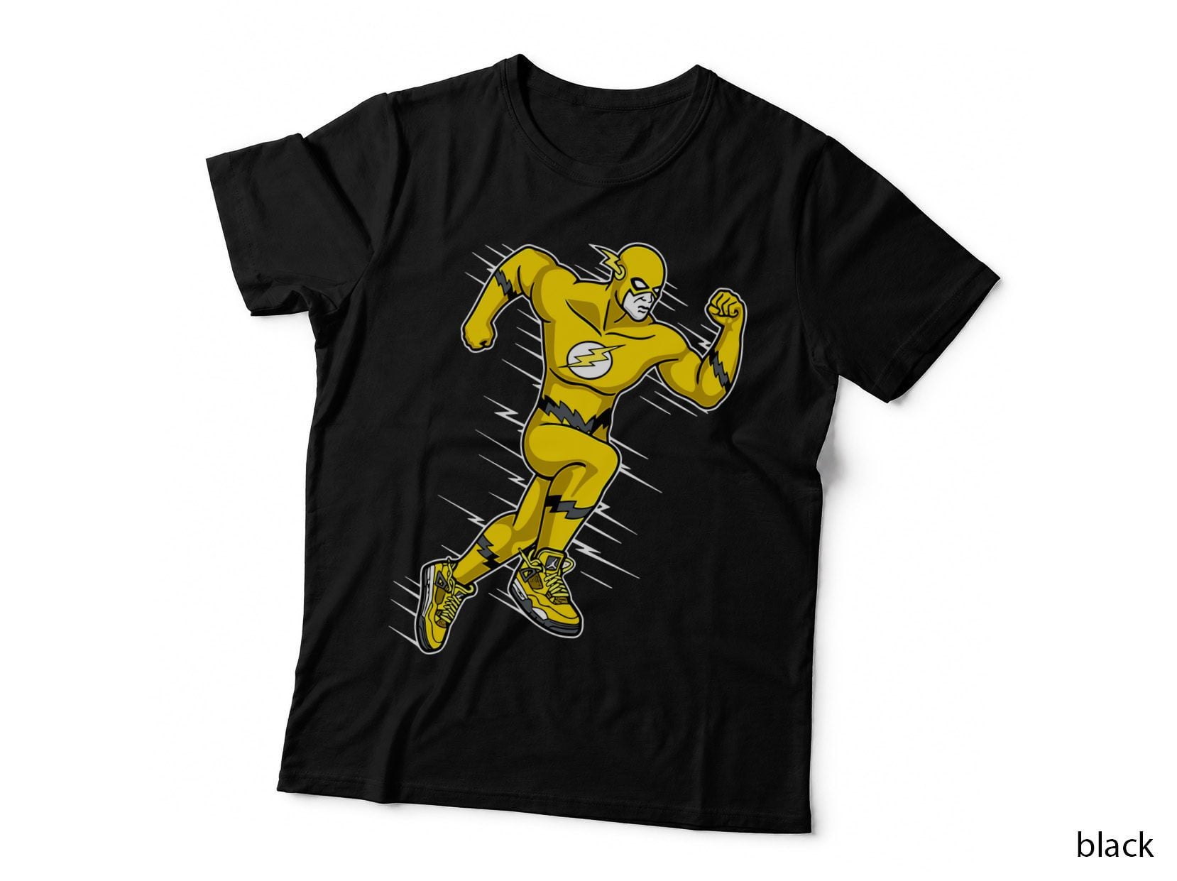 Yellow Speedster Motion Lightning Fast T-Shirt