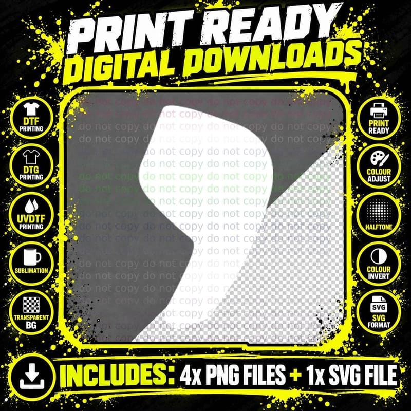 Asterisk Symbol Multi-Point Bold Black T-Shirt Png SVG Digital Bundle
