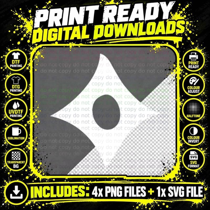 Diamond Single Solid Black Decorative Symbol T-Shirt Png SVG Digital Bundle