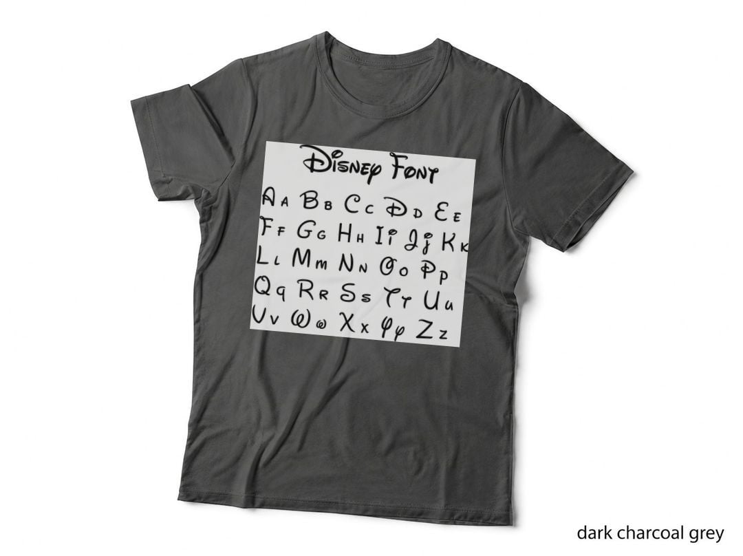 Font a a B C D E F G H I J K L M N O P Q R S T U -Style T-Shirt