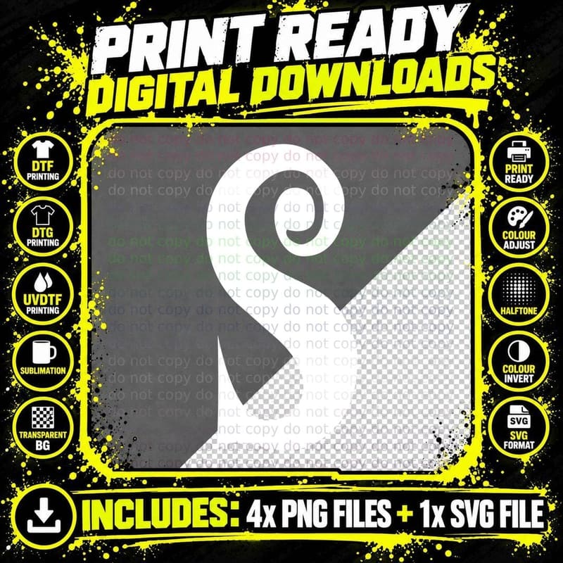 Letter S Decorative Outlined Spiral Uppercase Serif Png SVG Digital Bundle