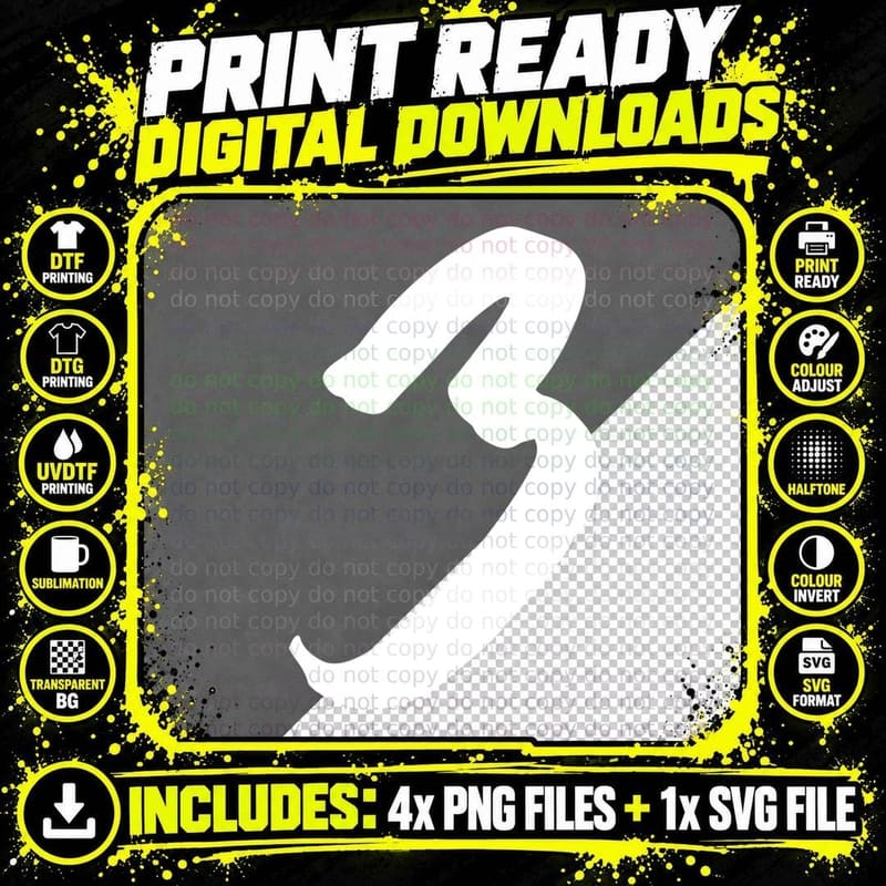 Number 3 Double Curve Three Bold Black Font T-Shirt Png SVG Digital Bundle