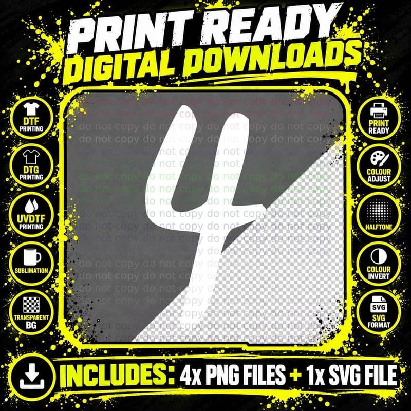 Number 4 Decorative Curved Black Numeral Serif T-Shirt Png SVG Digital Bundle