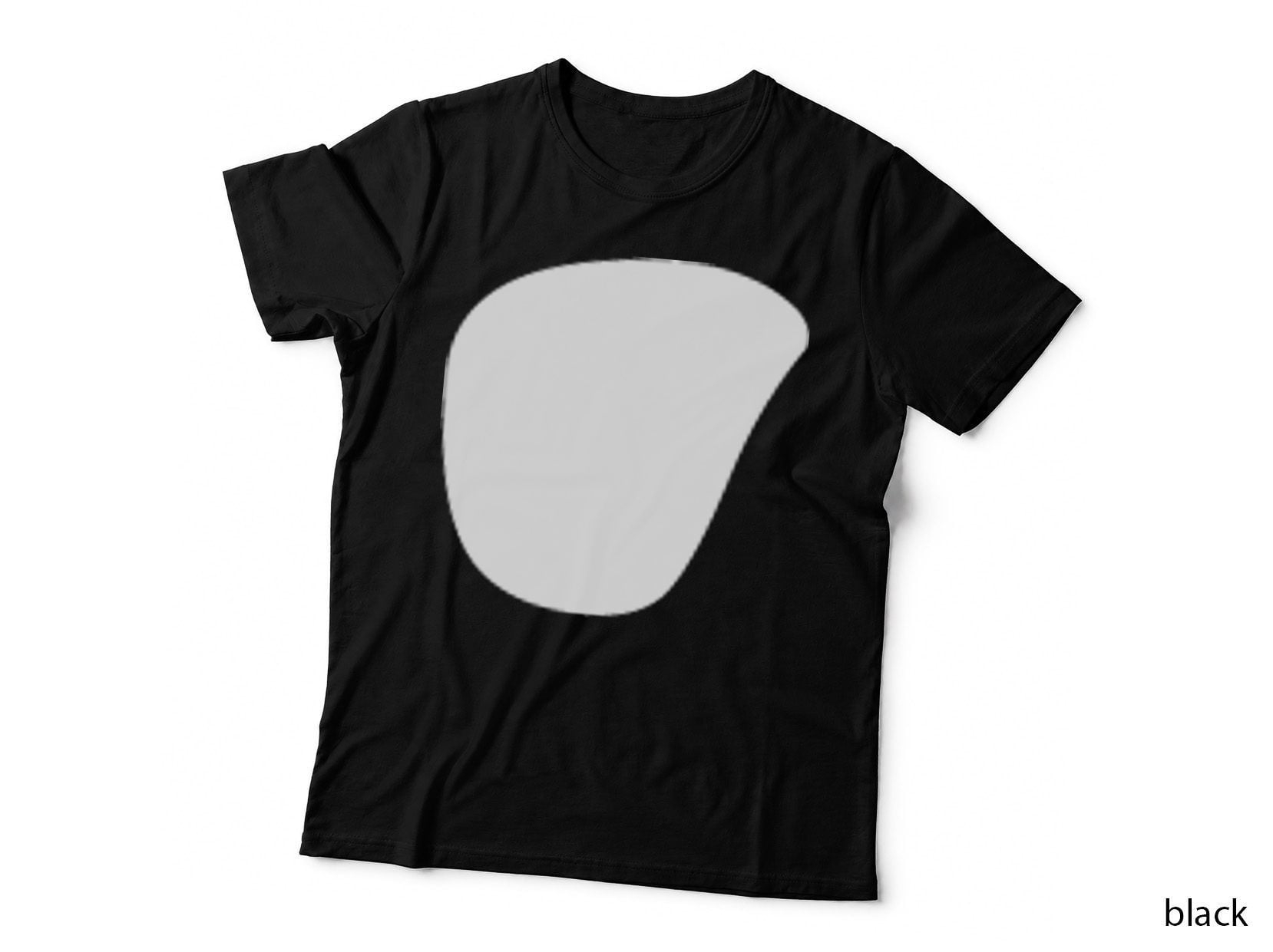 Period Single Black Dot Bold Serif T-Shirt