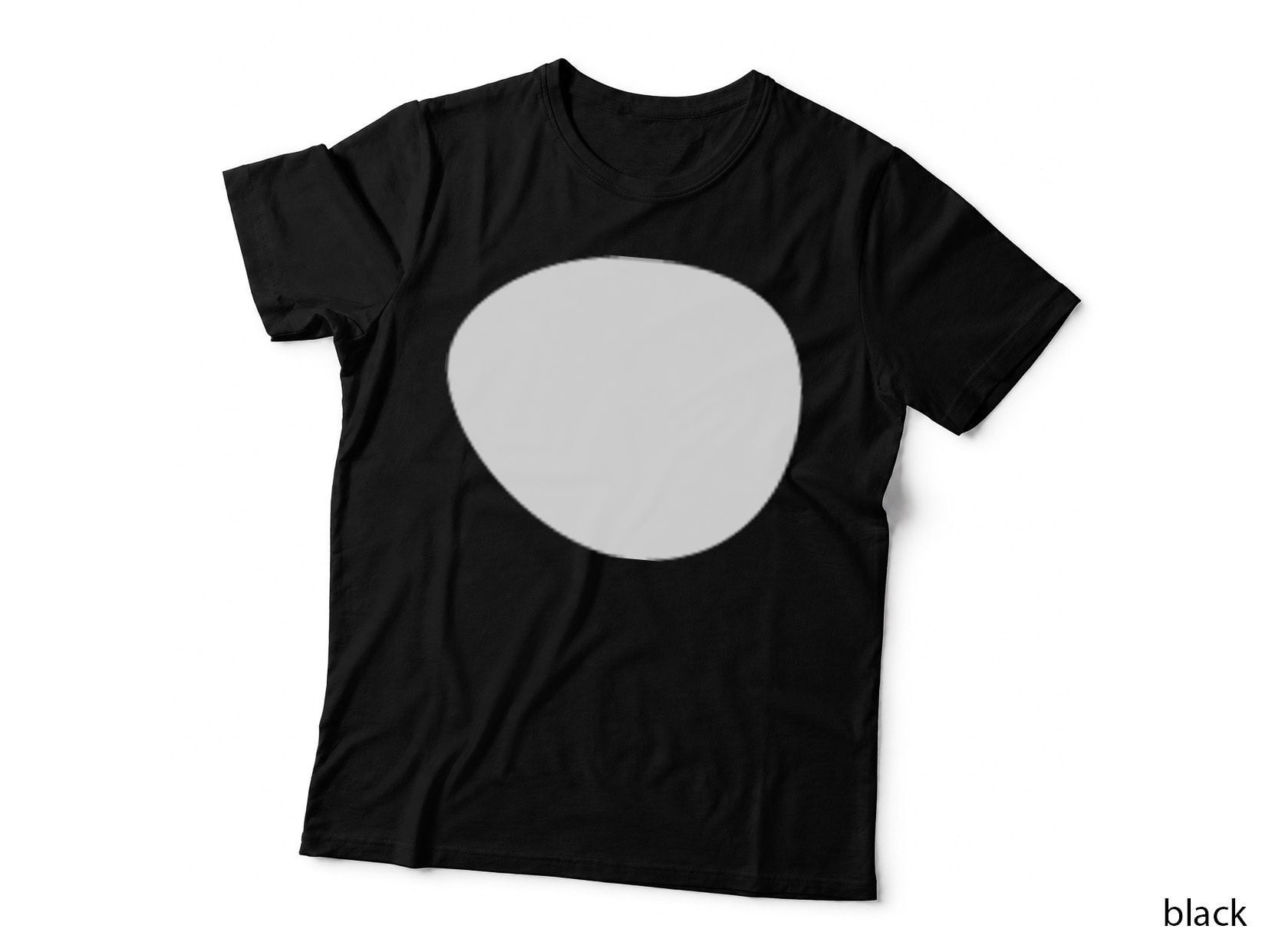 Punctuation Period Black Dot Serif Font T-Shirt