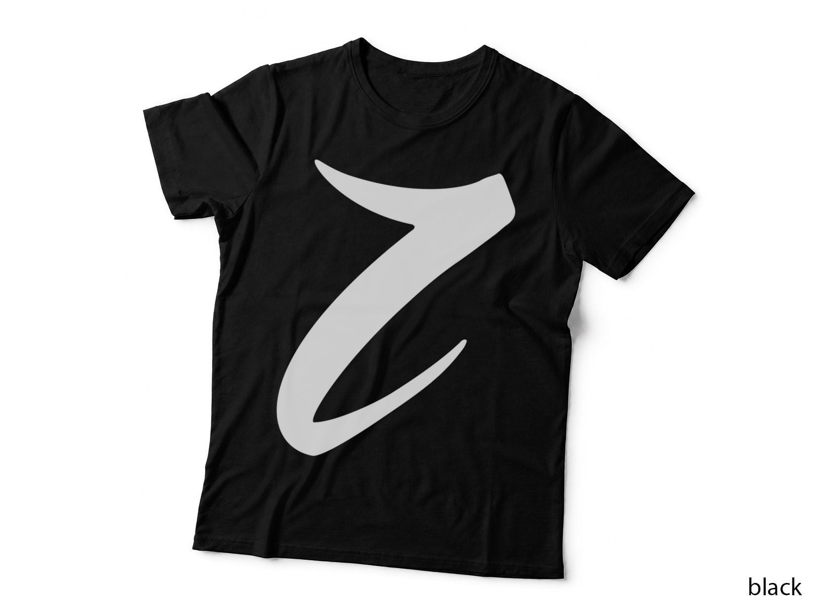 Script Letter Z Italic Cursive Ornamental T-Shirt