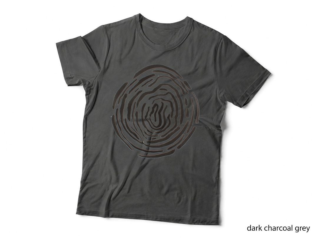 Spiral Pattern Circle Concentric Circular Lines T-Shirt