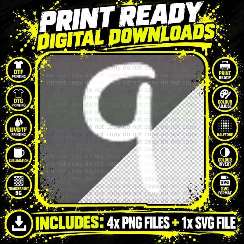 Uppercase Q Single Black Capital Letter Bold Serif Png SVG Digital Bundle
