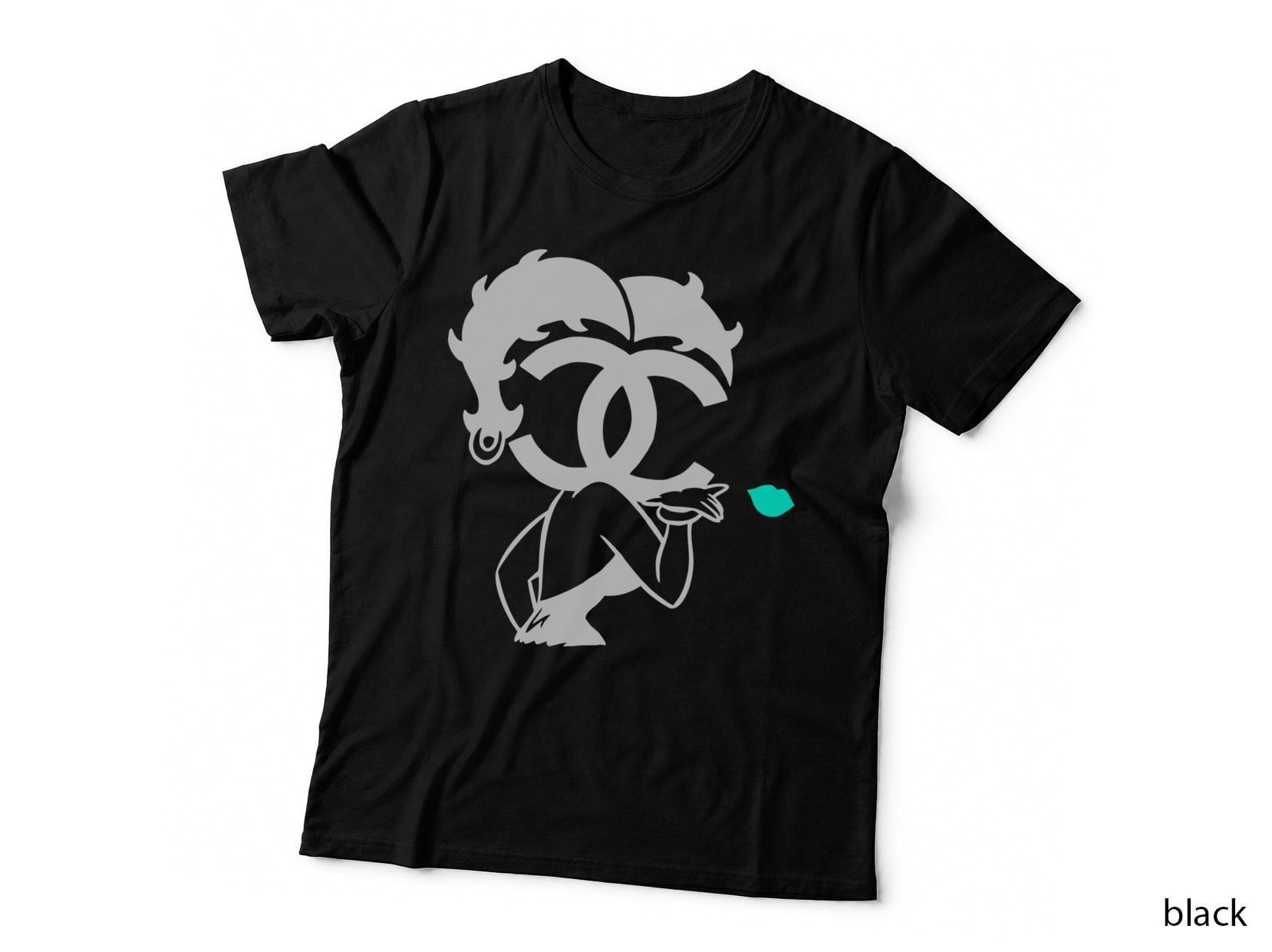 Woman Silhouette Fashion Design T-Shirt