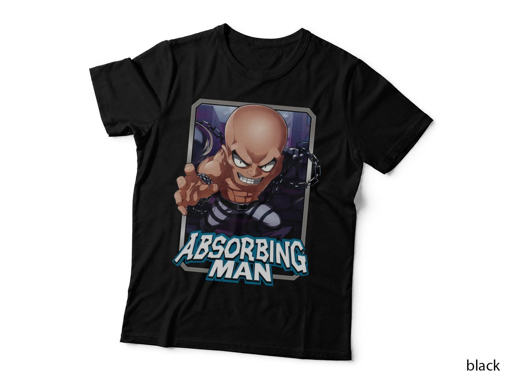 Absorbing Man Red Orange Character Brick T-Shirt