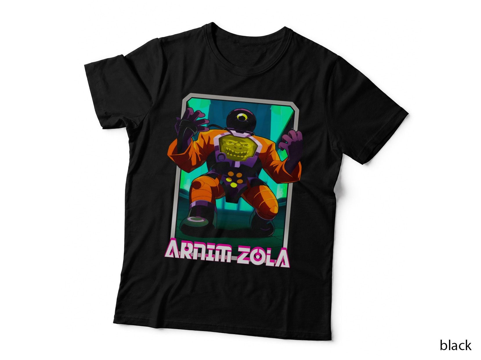 Arnim-Zola Armim-Zola Illustration Green Orange Creature T-Shirt