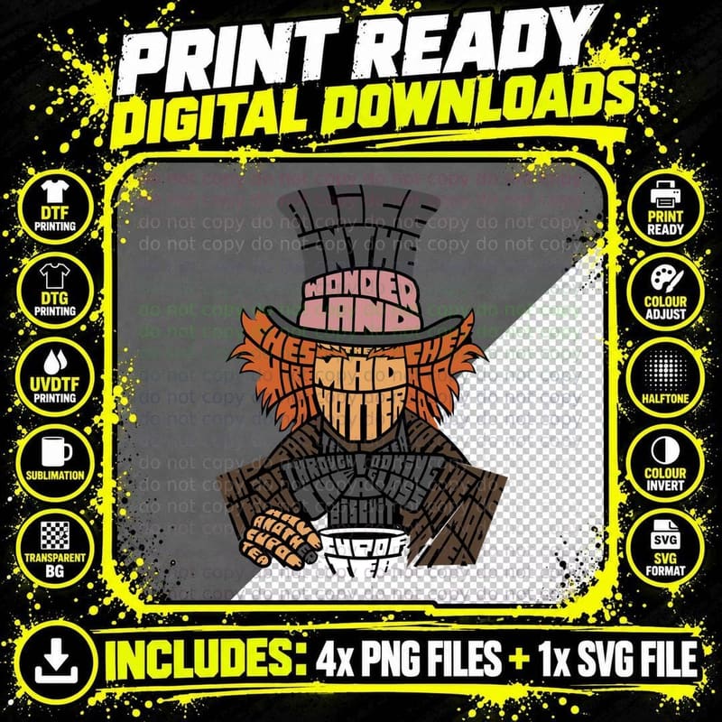Bandana Figure Grey Character Silhouette T-Shirt Png SVG Digital Bundle
