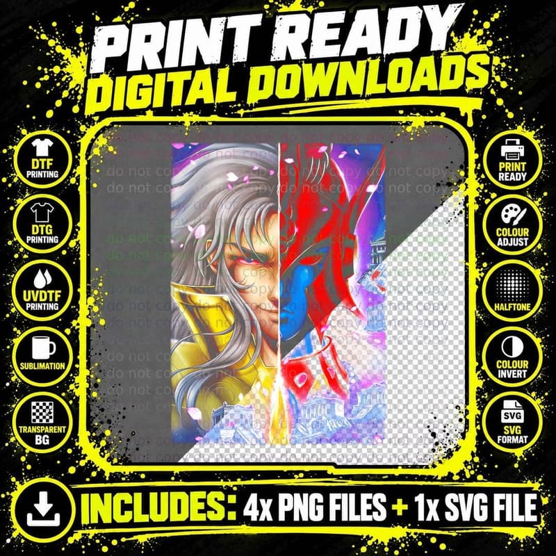 Goddess Warrior White Gold Halftone Priestess Ethereal Png SVG Digital Bundle