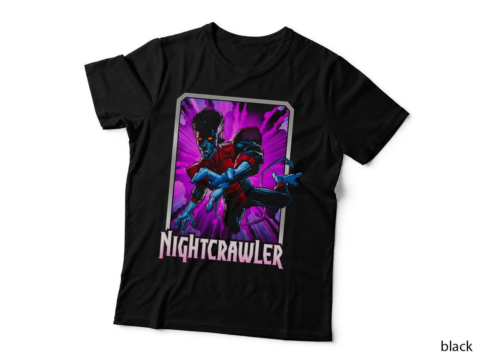 Nightcrawler Magenta Purple Demon Acrobat T-Shirt