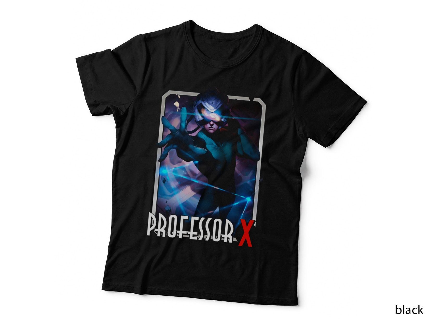 Professor X Blue Cyan Mystic Psychic T-Shirt